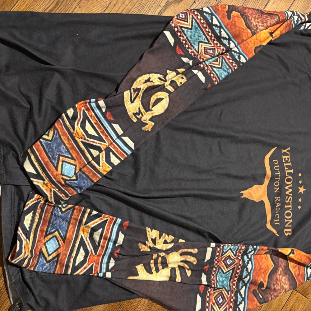 Yellowstone Dutton Ranch Graphic Long Sleeve Shirt